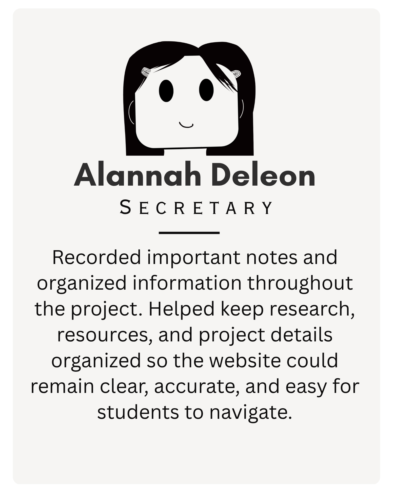 AVID Secretary